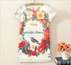 Sea Wind Scenery Print Tops Tee Shirts