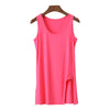 Model Long Ladies Vest Fashion Slim Hip