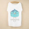 Thin Plus Loose Size Batwing Sleeve T-shirt