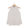 Off Shoulder Long Sleeve Collar Blouse Casual
