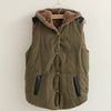 Waistcoats Length Jacket Hooded Thick
