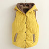 Waistcoats Length Jacket Hooded Thick