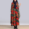 Vintage Fashion Autumn Style Cotton Dress