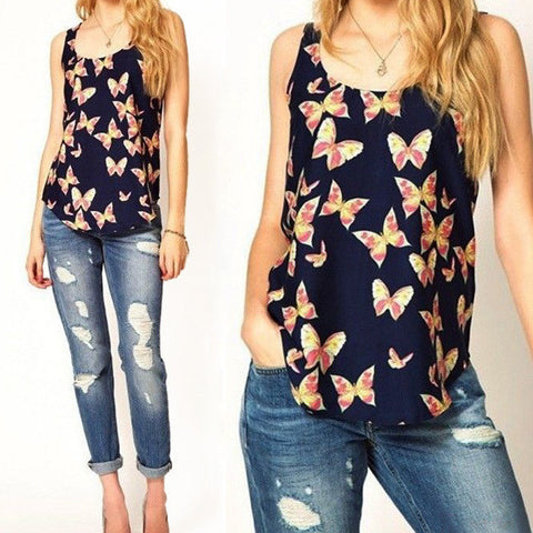 Summer Women Sleeveless Tank Tops