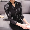 Tribal Chiffon Shirts Long Sleeve