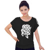 Floral Pattern Woman Fashion O-neck T-shirts