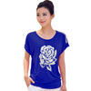 Floral Pattern Woman Fashion O-neck T-shirts