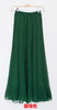 Elastic High Waist Chiffon Skirts